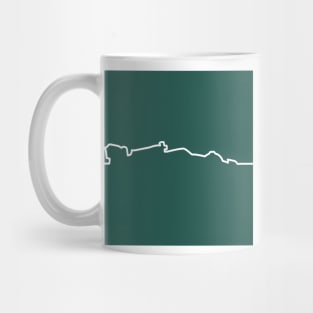 Aston Martin F1 Car Line Art - 2022 Model #2 Mug